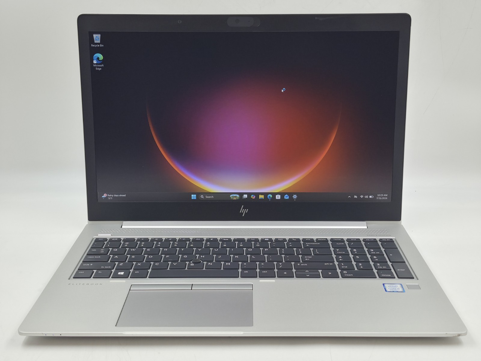 HP ELITEBOOK 850 G6 LAPTOP I5 8265U 1.60GHz 16GB RAM 256GB NVMe W11P