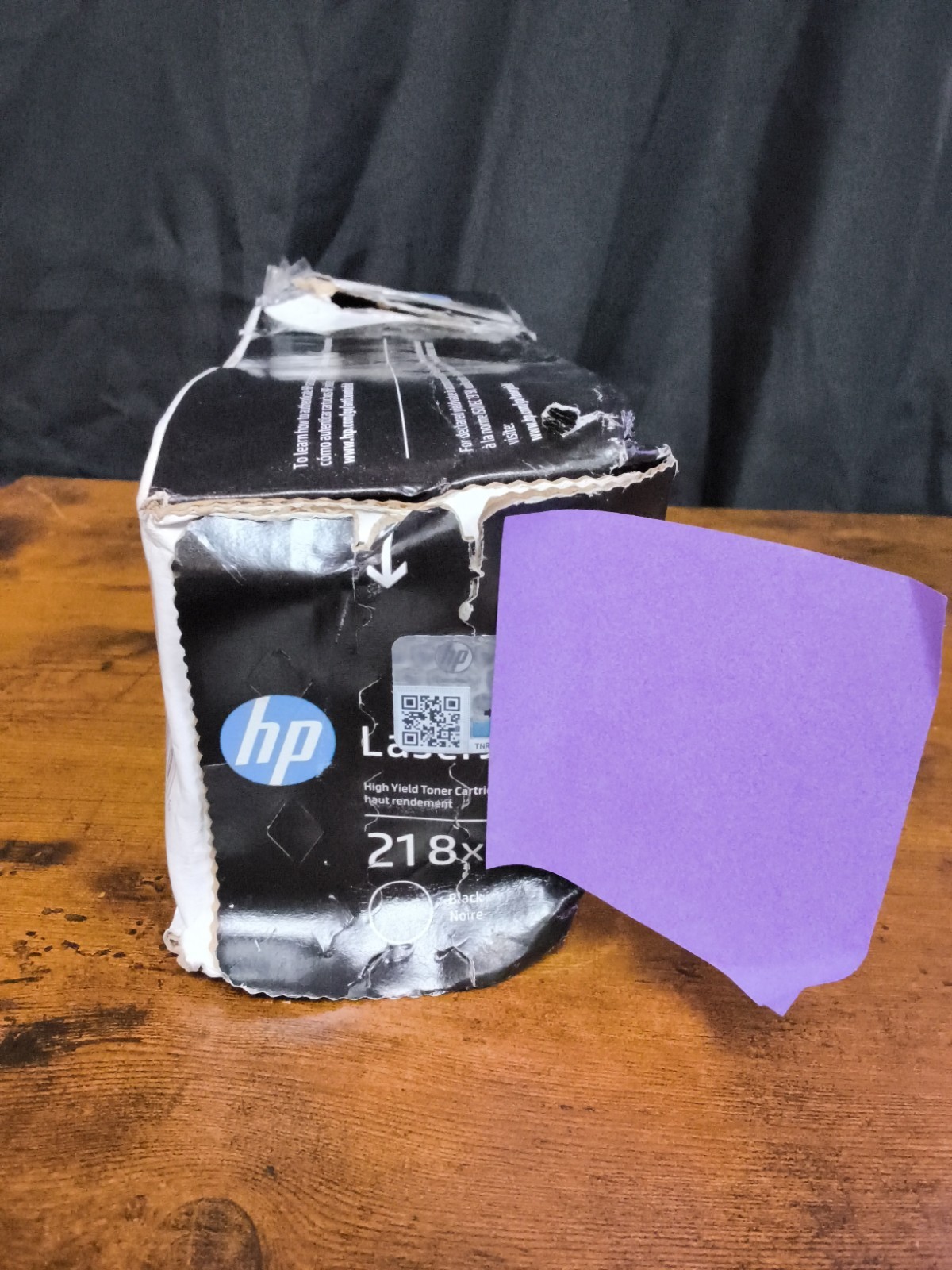 £HP 218X High Yield Black Toner Cartridge W2180X for LaserJet Damaged Box (G1)