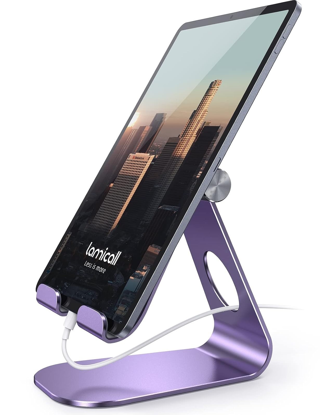 Lamicall Adjustable Tablet Stand for 4-13″ Tablets – Desktop Holder