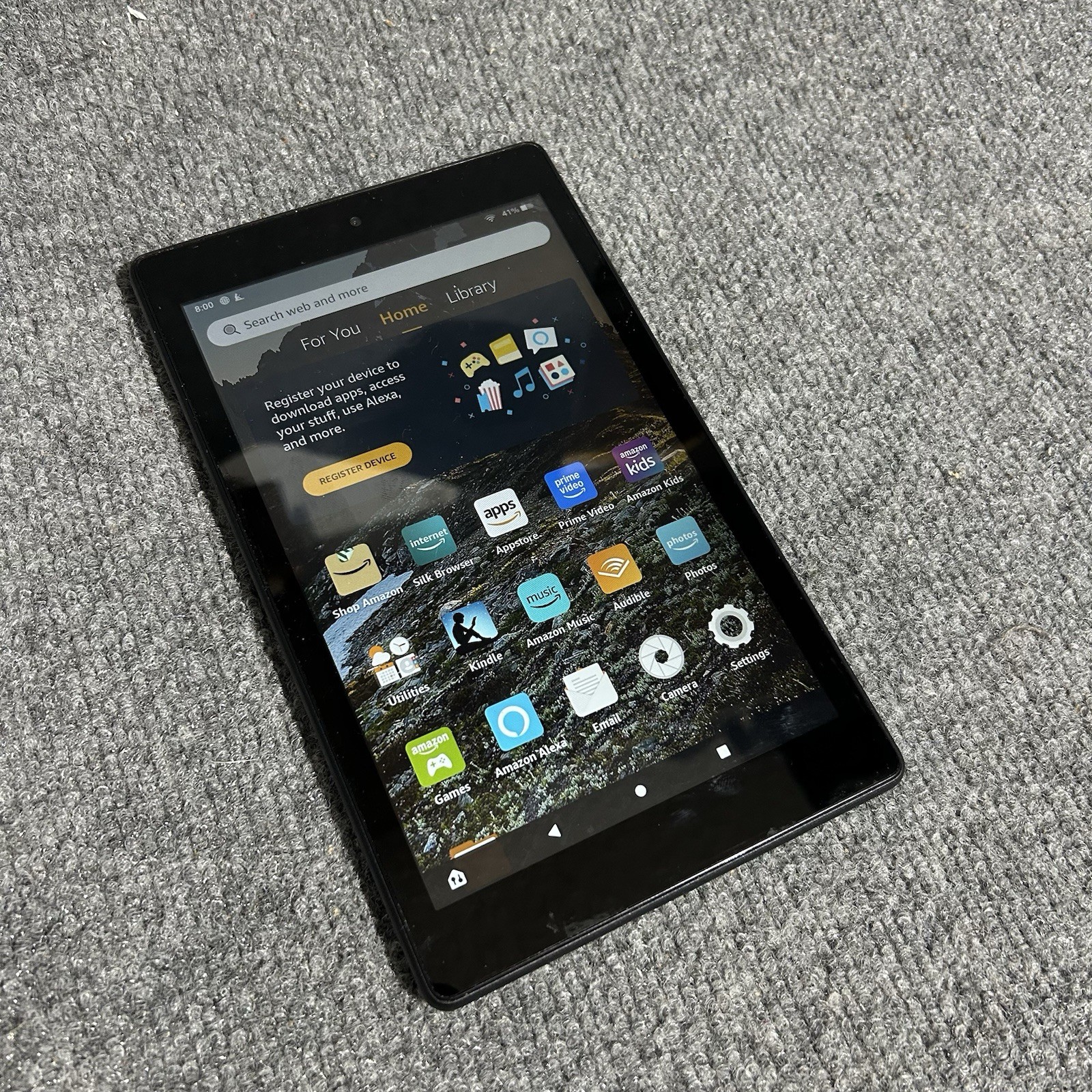 Amazon Fire HD 8 (8th Gen) L5S83A Tablet (Wi-Fi) – 32GB Black 8” Screen