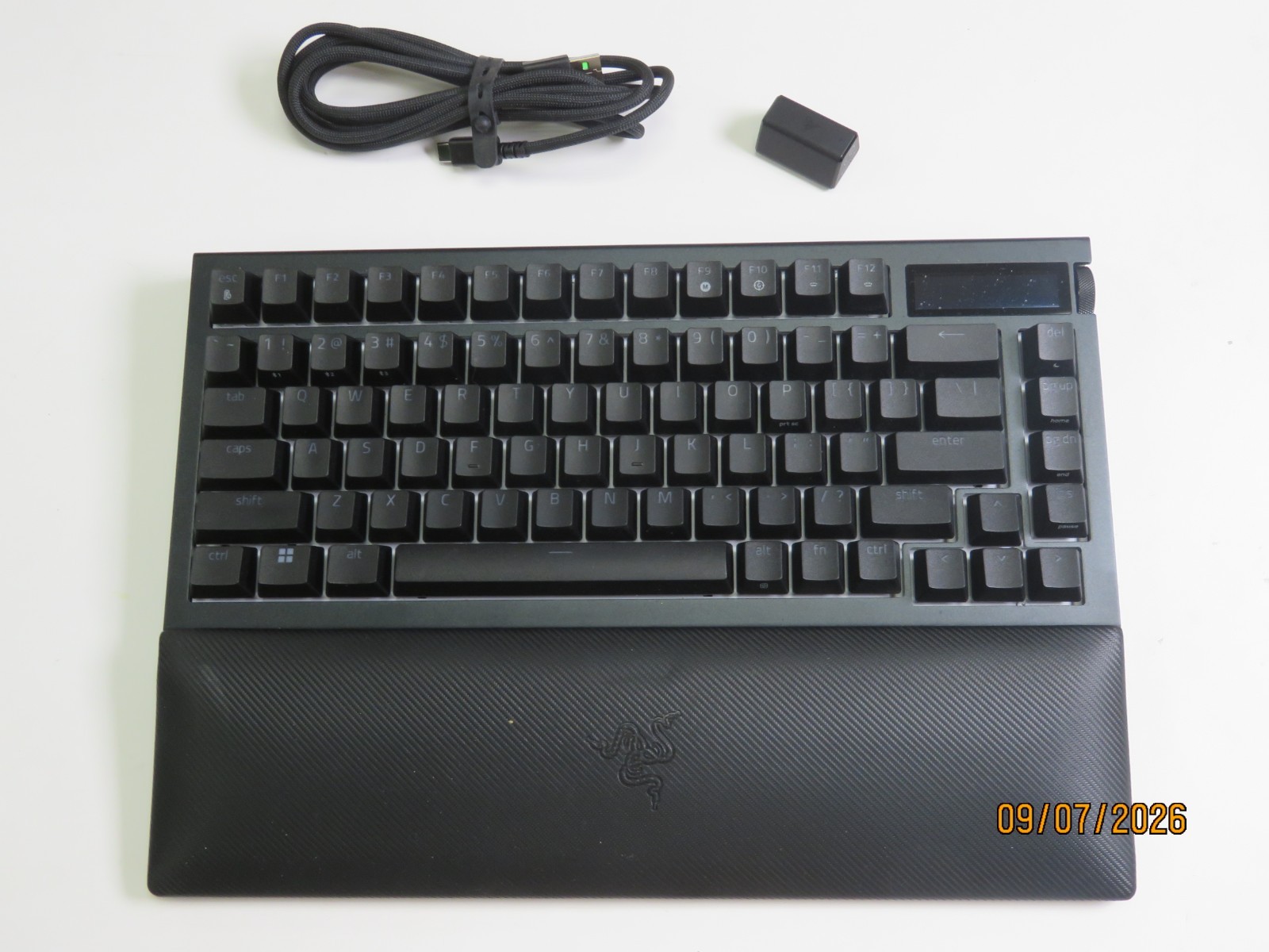 Razer BlackWidow V4 75% Mechanical Gaming Keyboard – Orange Switches Black