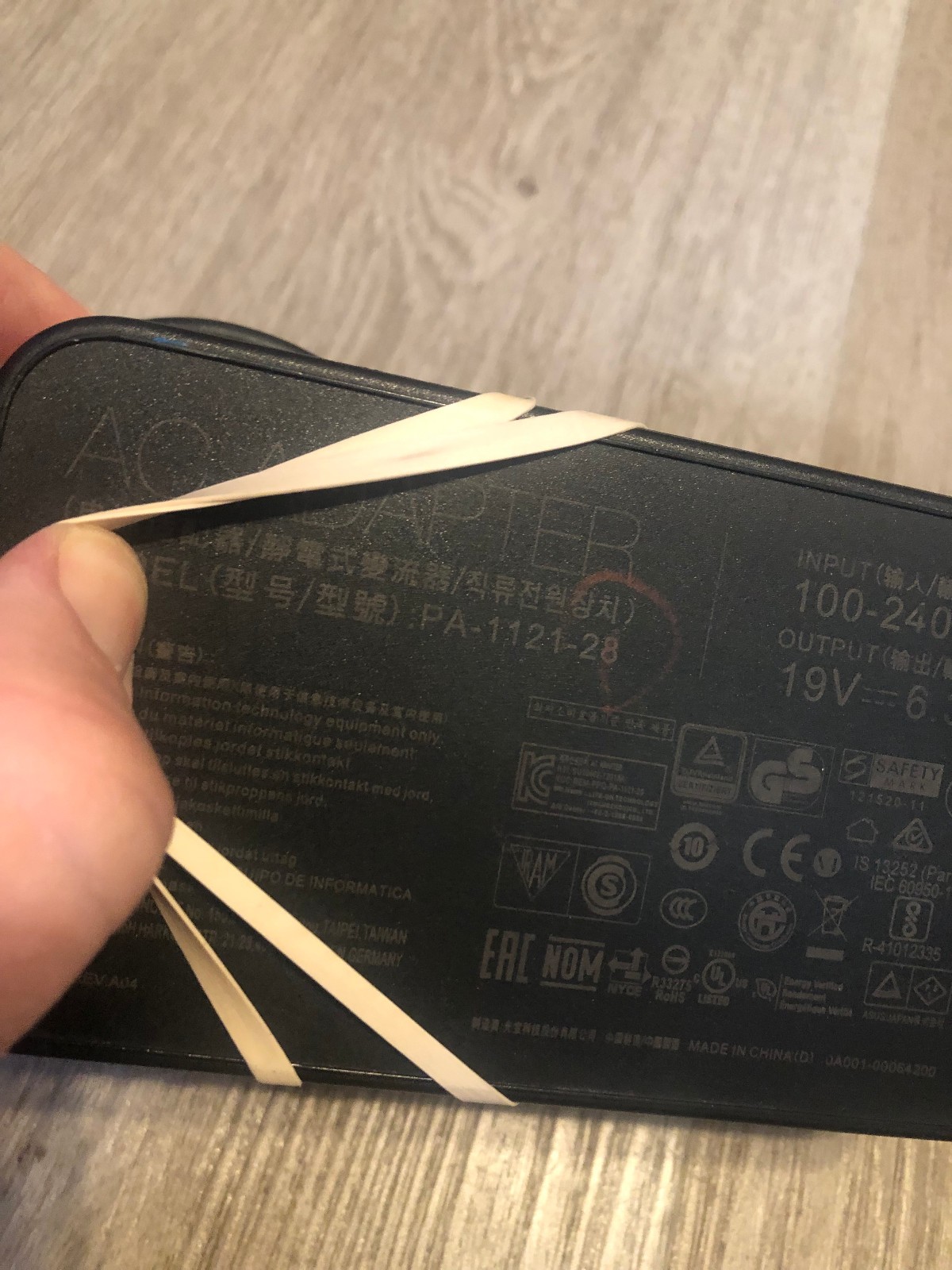 Original Asus 120W AC Adapter Laptop Charge PA-1121-28 A15-120P1A 5.5×2.5mm p61