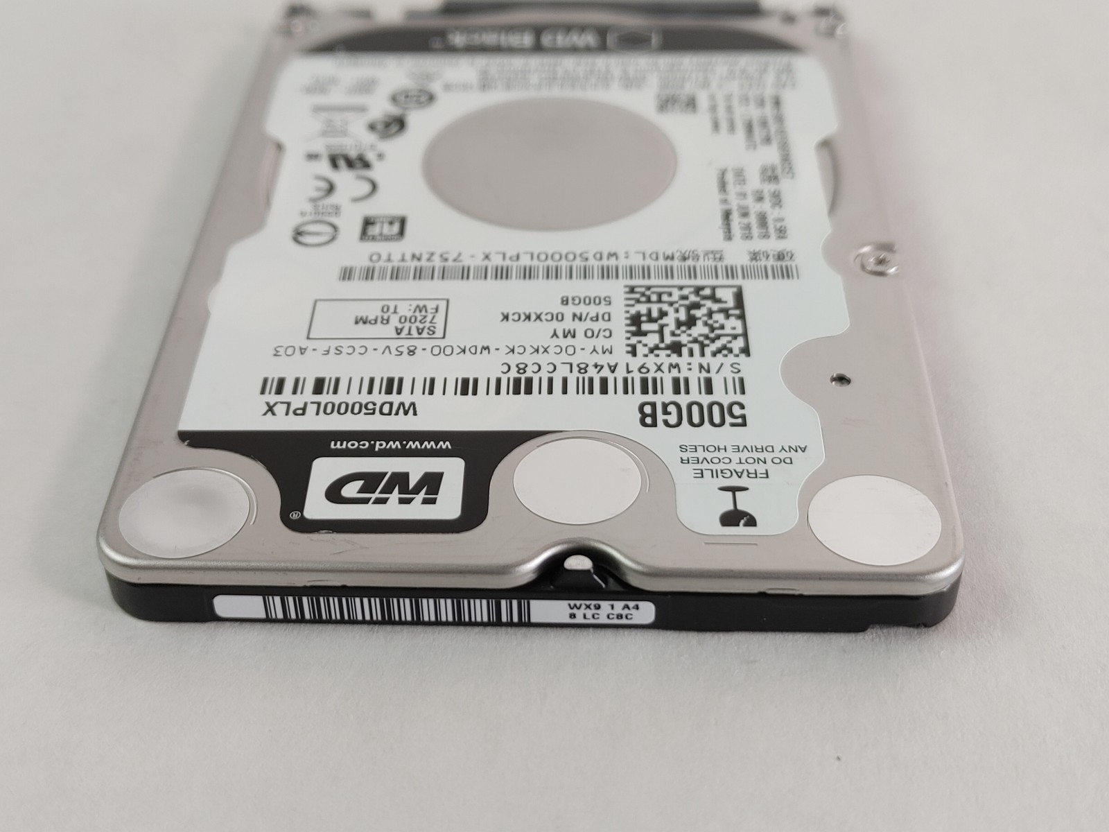 Western Digital WD Black WD5000LPLX 500 GB 2.5 in SATA III Hard Drive