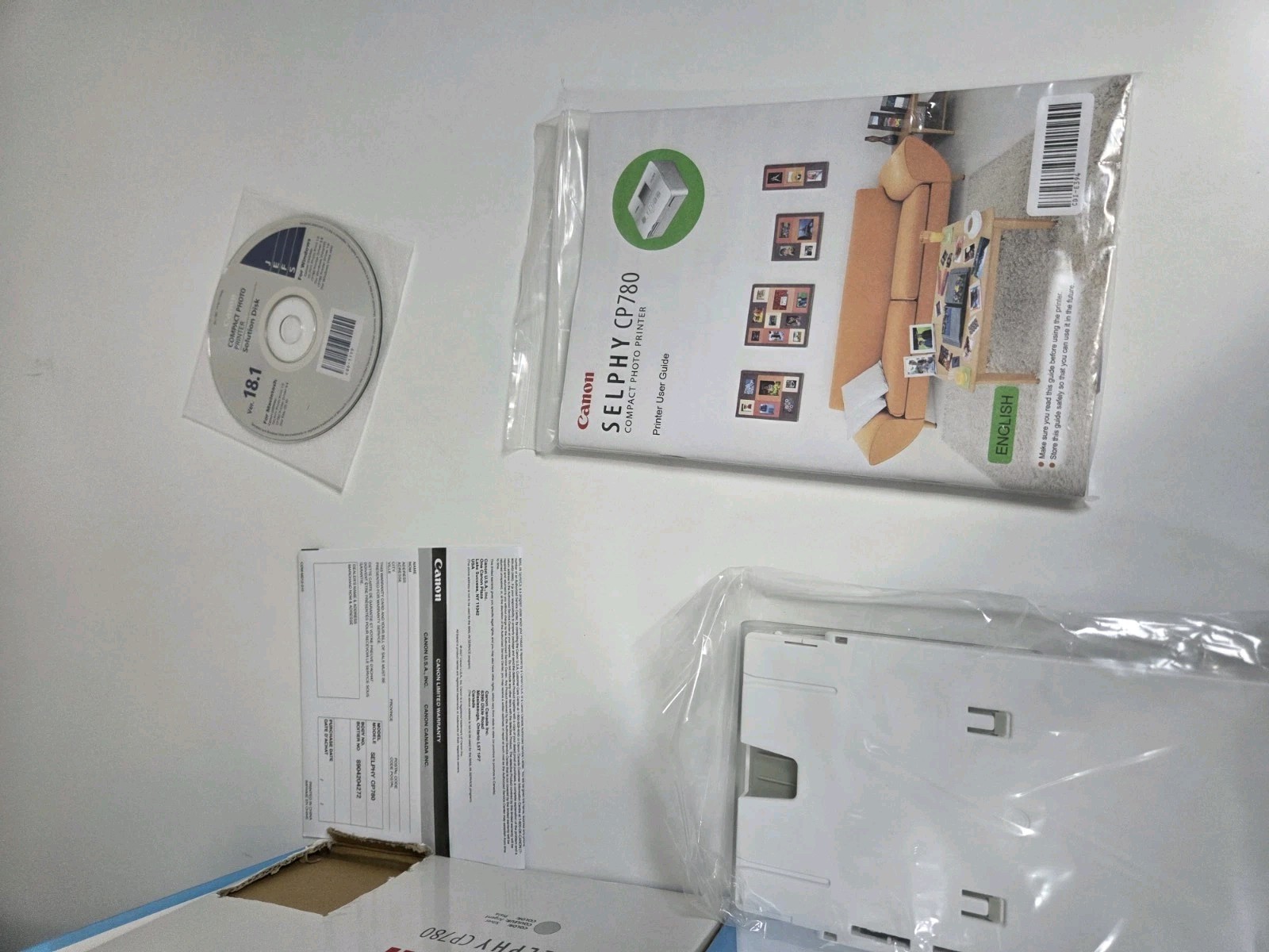 Canon SELPHY CP780 Compact Photo Printer Silver Portable 4×6 NEW Open Box