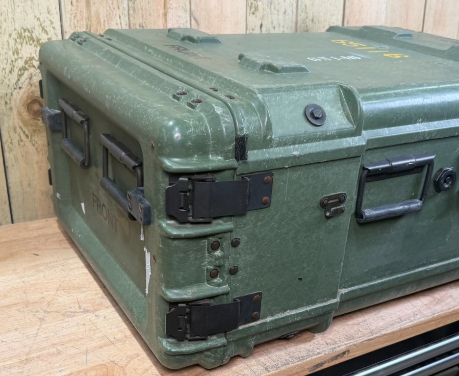 ECS Server Rack Rackmount 6U 19″ X 24″ Waterproof Storage Case W/ Rack Green