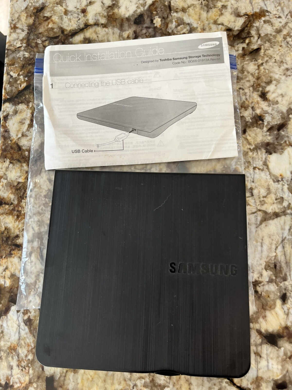 Used Genuine Samsung SE-208 Slim External Portable DVD Writer