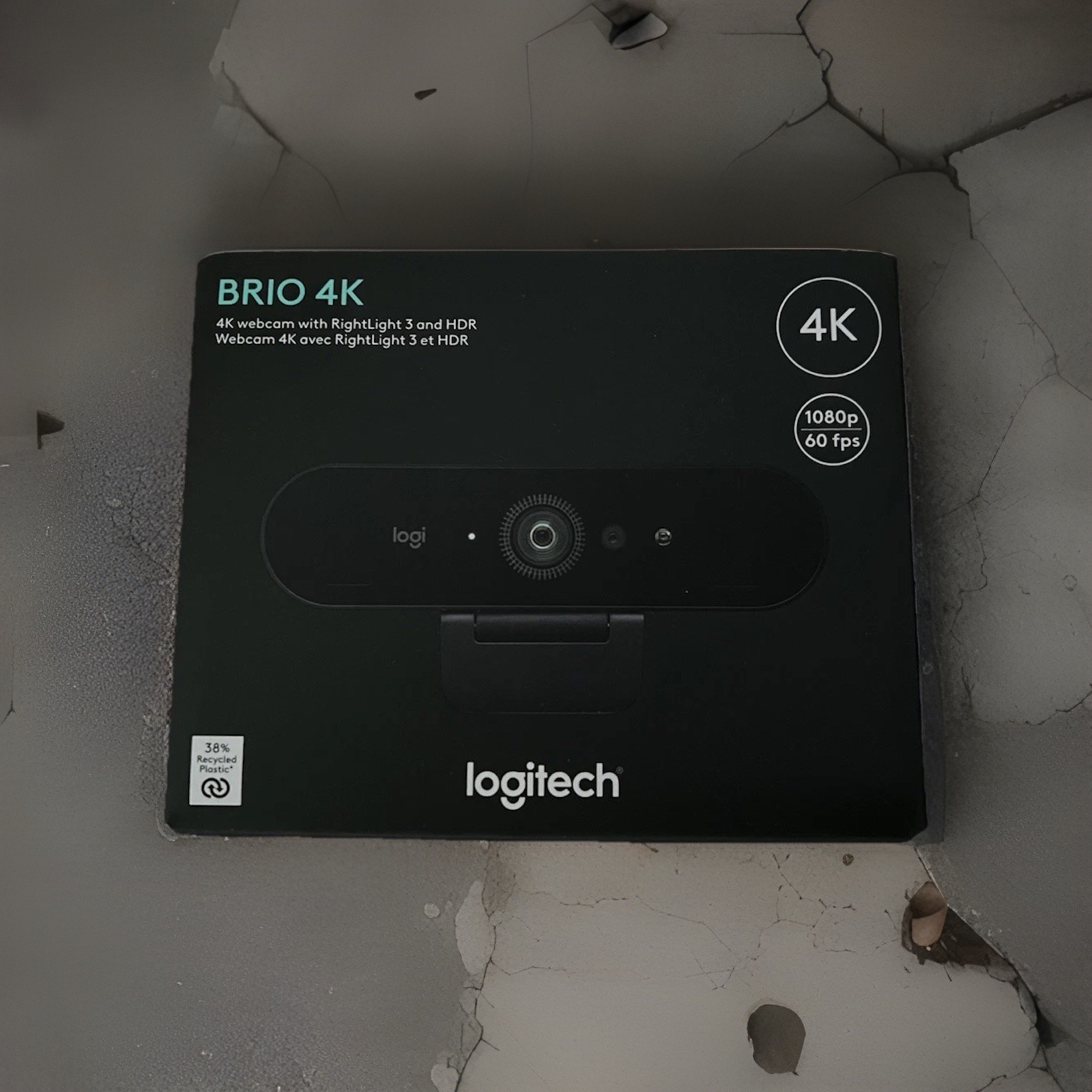 Logitech Brio 4K Webcam – Black (960-001390) New