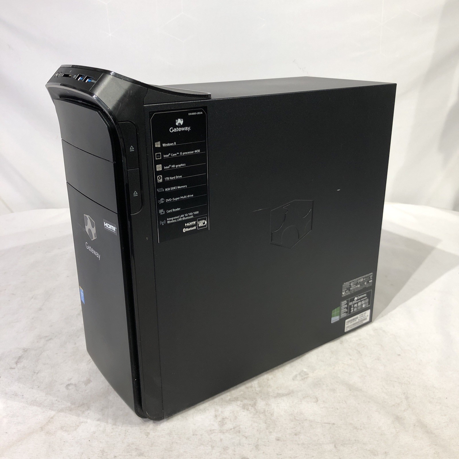Gateway DX4885 Intel core I5-4440 3.1 GHz 8 GB ram No HDD/No OS