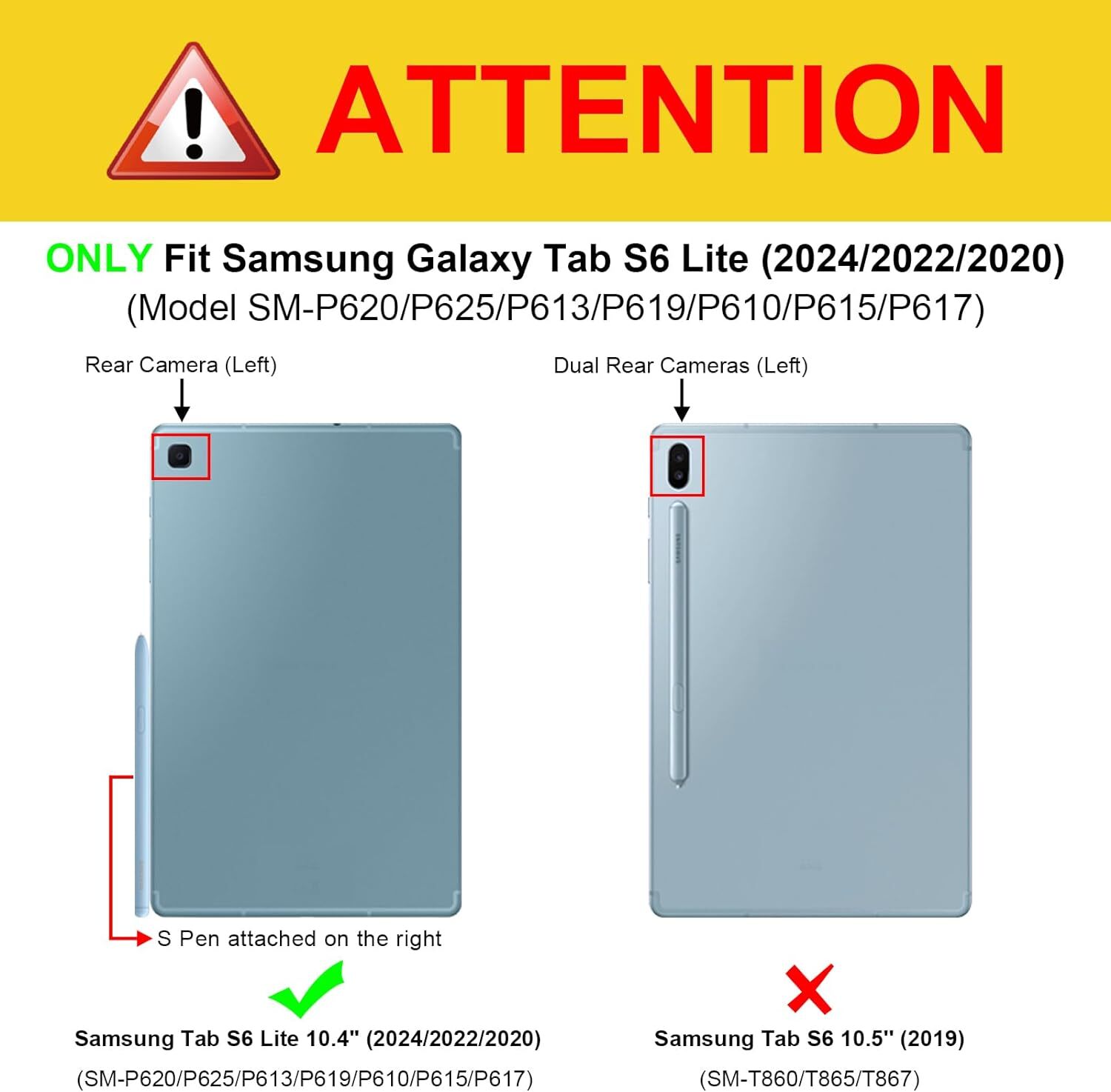 [2 Pack] Screen Protector for Samsung Galaxy Tab S6 Lite 10.4 Inch (2022/2020)