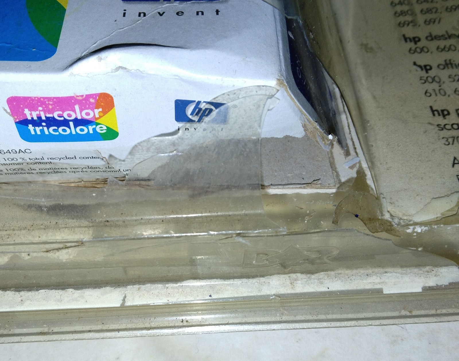 HP Inkjet Tri-Color Ink Cartridges 49 (51649A) Sealed (READ) Qty 2 Exp 11/2003