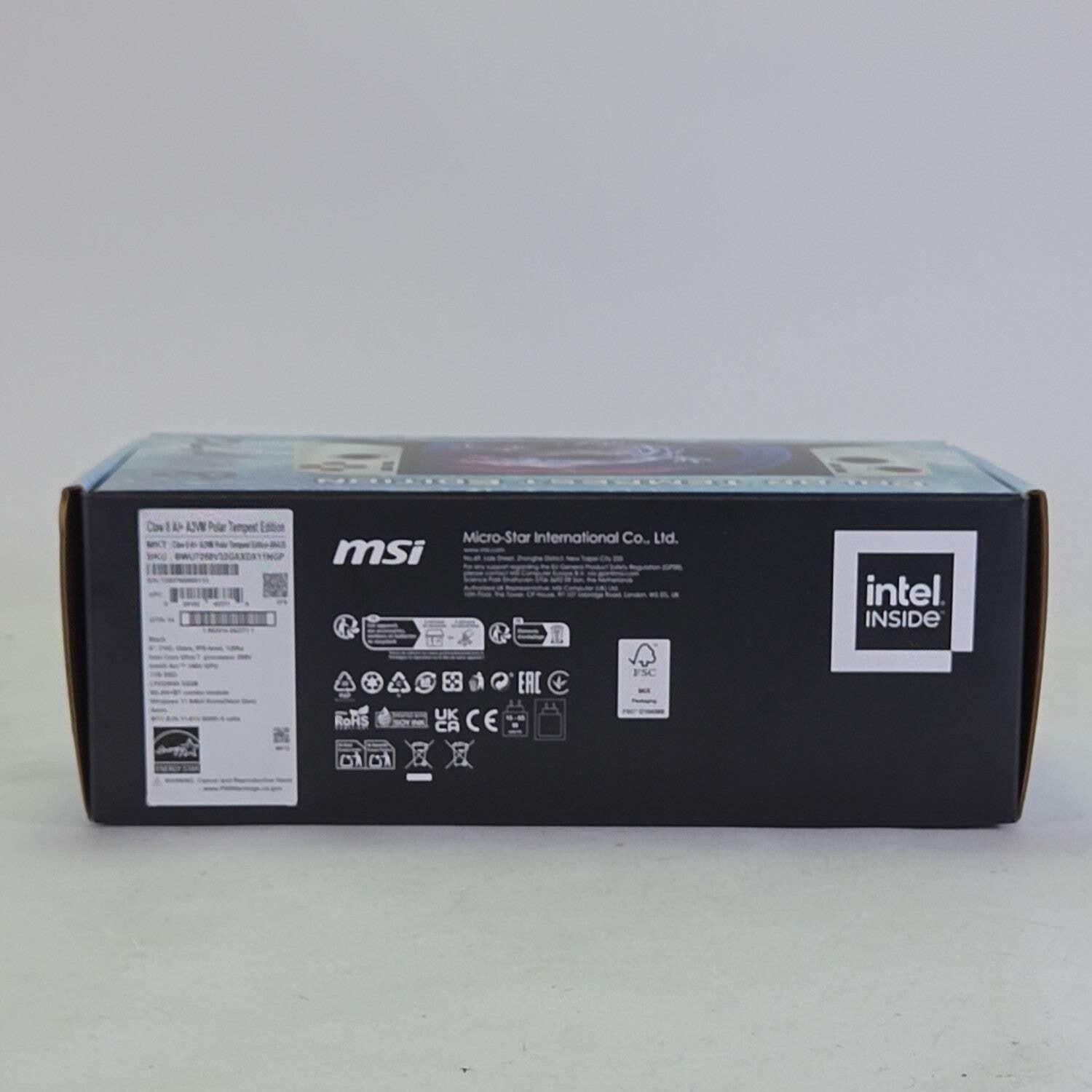 MSI Claw 8 AI+ 8″ Intel Core Ultra 7 258V 32GB RAM 1TB Polar Tempest