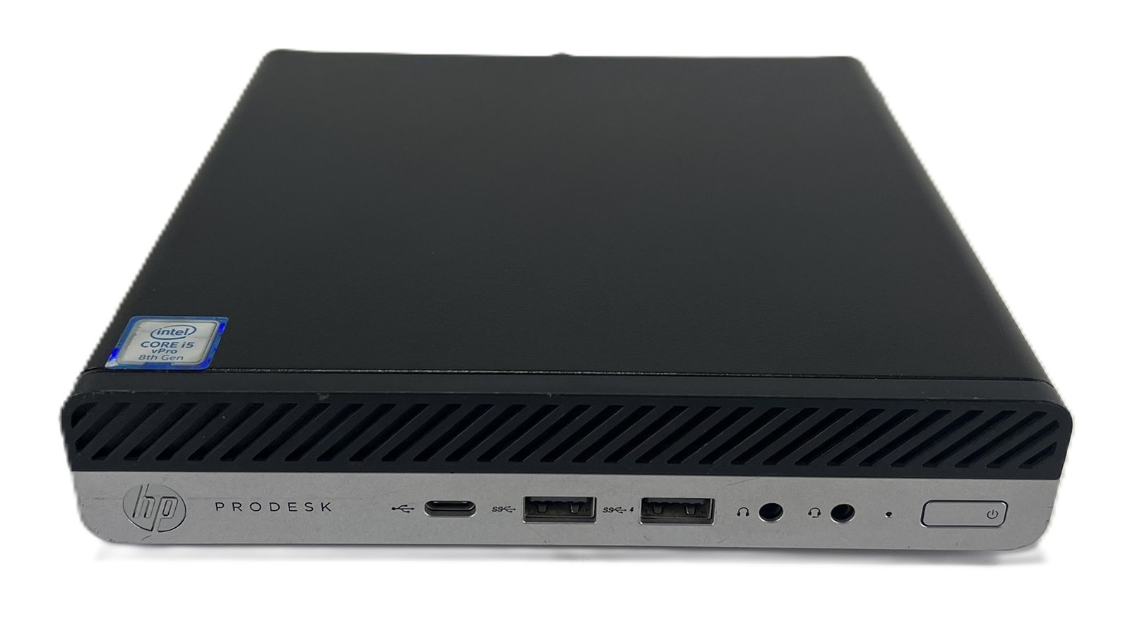 HP ProDesk 600 G4 DM Mini Desktop i5 8th Gen 256GB SDD 8GB RAM DB9 Win 11 (AMX)C