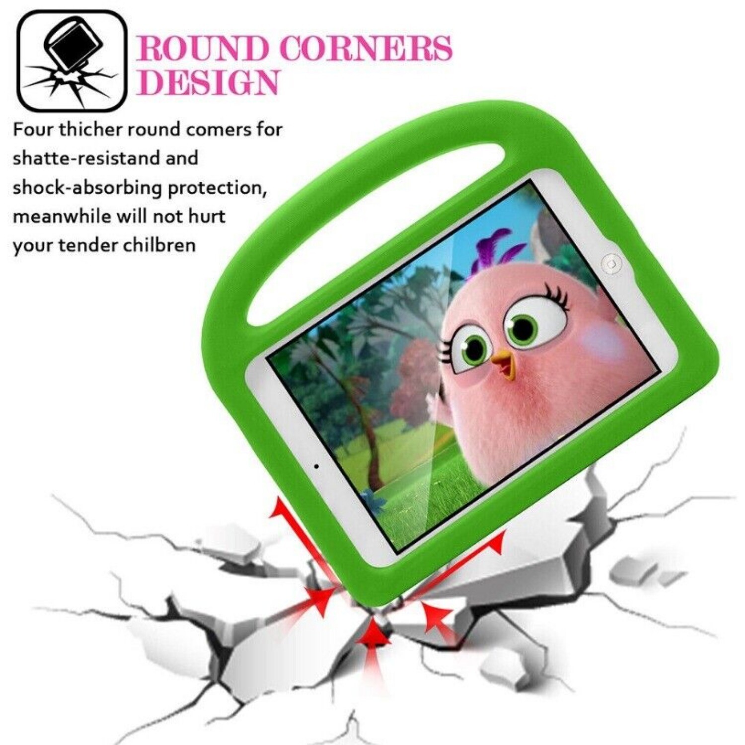 For Apple iPad 5th 6th Gen/ Pro 9.7/ Mini 6 5 4 3 2 Kids Case Handle Stand Cover