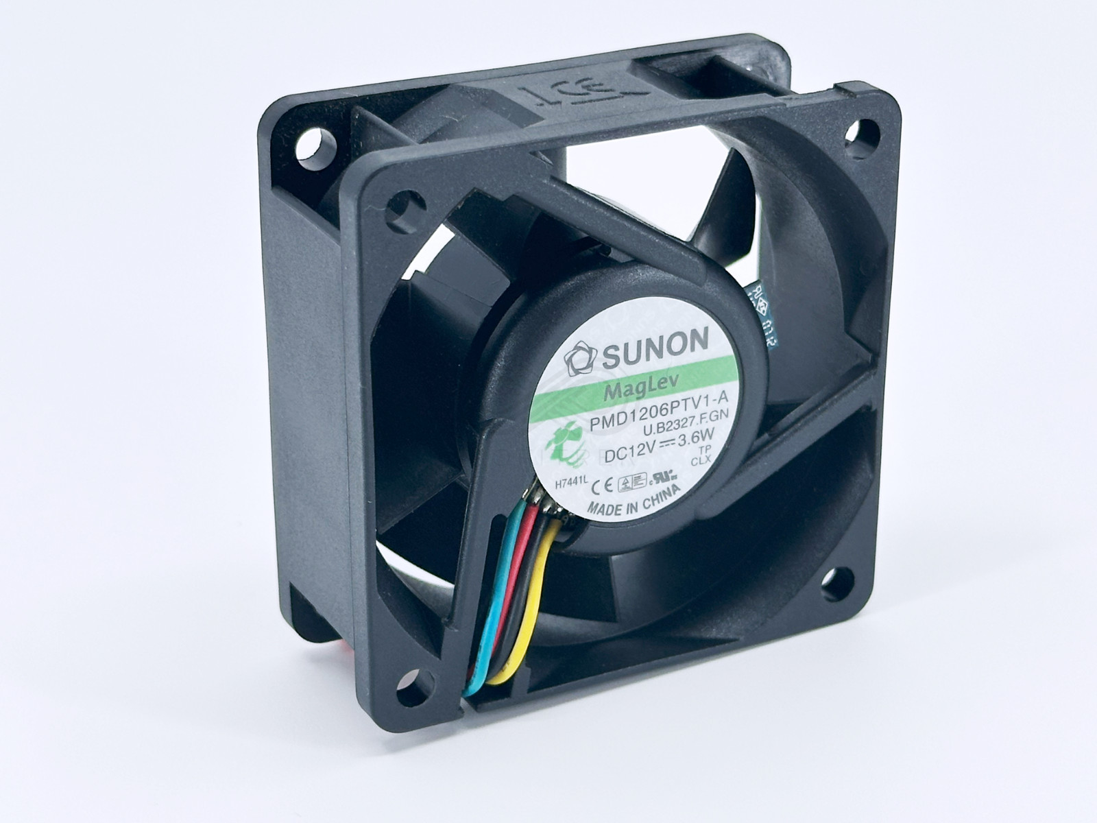 PMD1206PTV1-A SUNON MagLev Fan 60x60x25mm 12VDC High Speed 3.6W 4-Wire