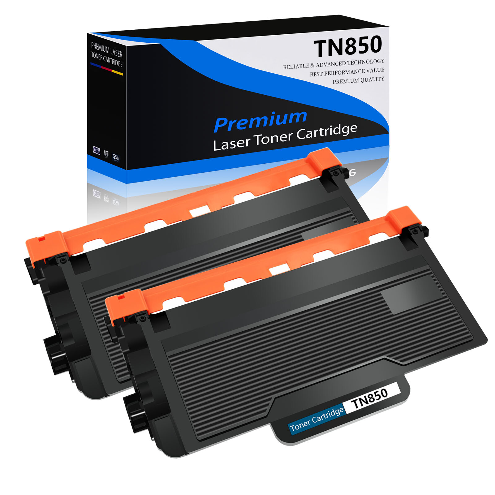 2PK TN850 Black Toner Cartridge for Brother MFC-L6900DW MFC-L5700DW MFC-L5850DW