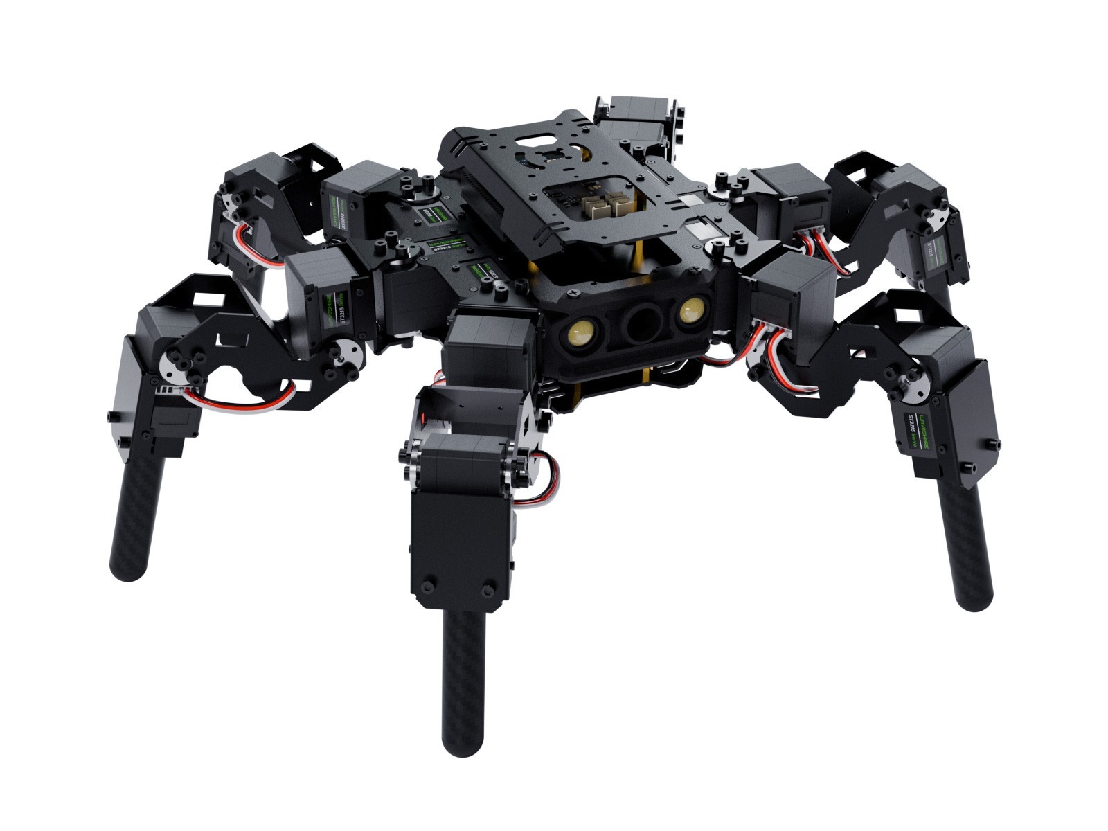 Waveshare 18-DOF HexArth Bionic Hexapod Robot, Open Source For ESP32,Vector Moti