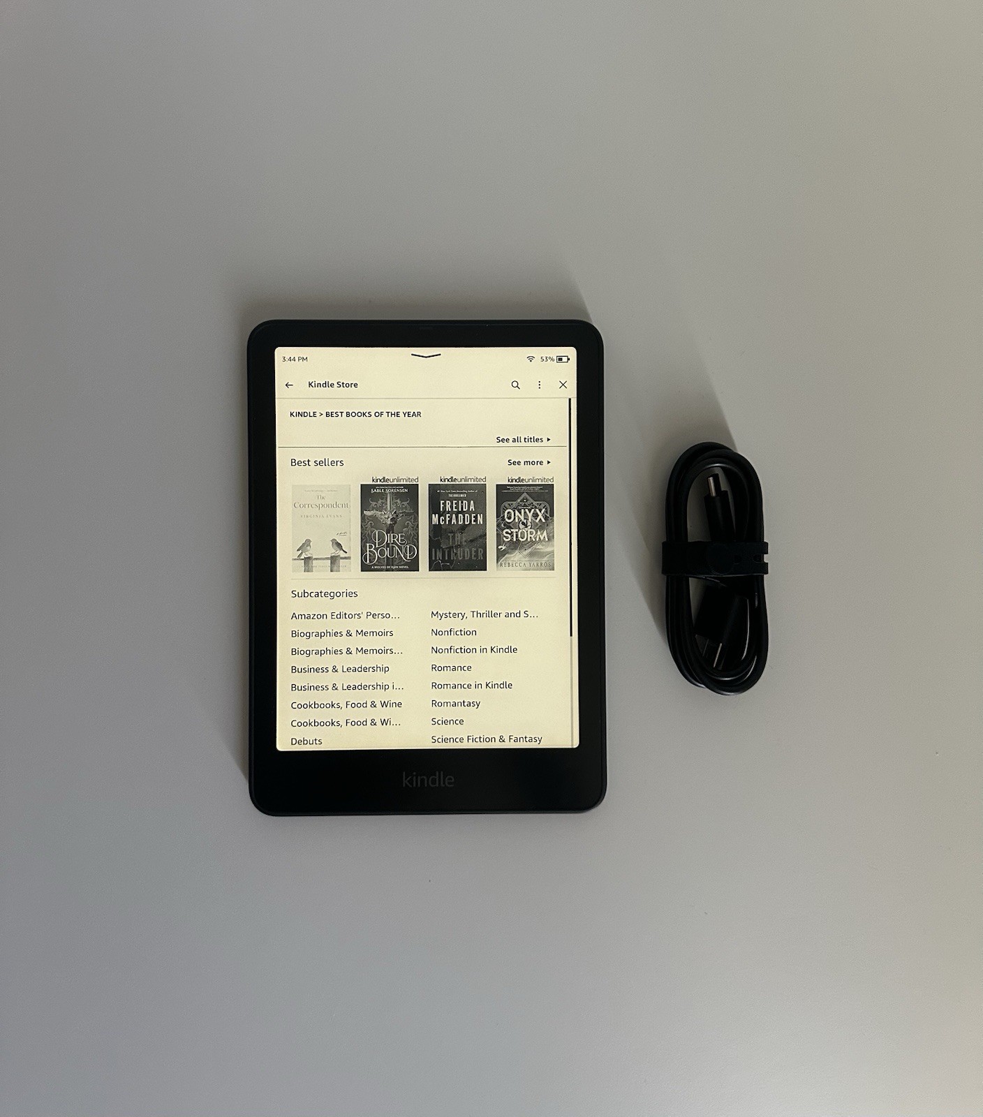 Kindle Paperwhite Signature Edition Metallic Black