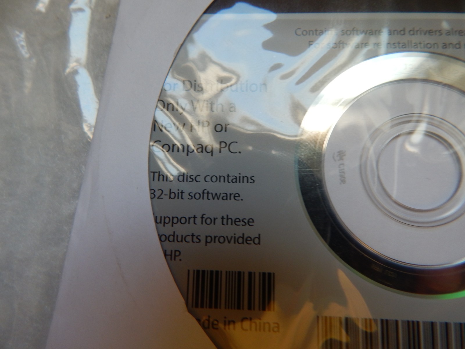 HP Operating System DVD – Windows 7 Pro SP1 32-bit 670231-DN8 No PRODUCT KEY #77