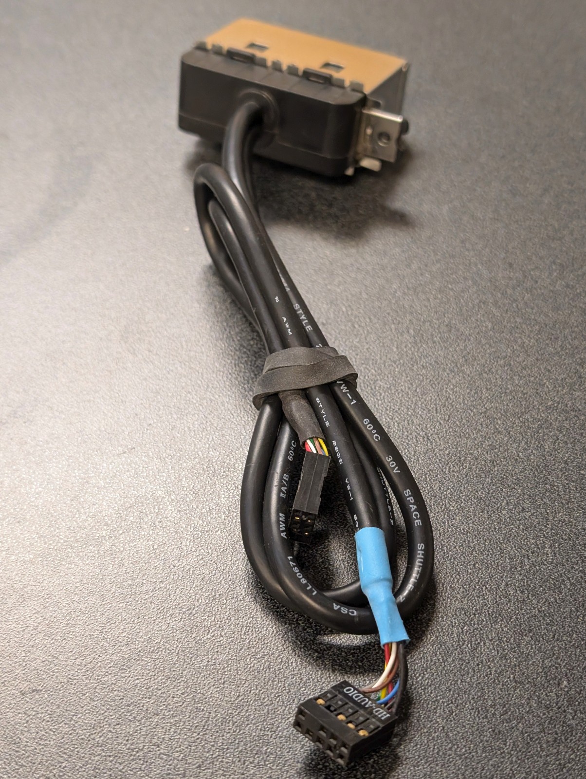 HP Compaq Micro Tower Dual USB 2.0 & Audio Mic Front Panel I/O Port