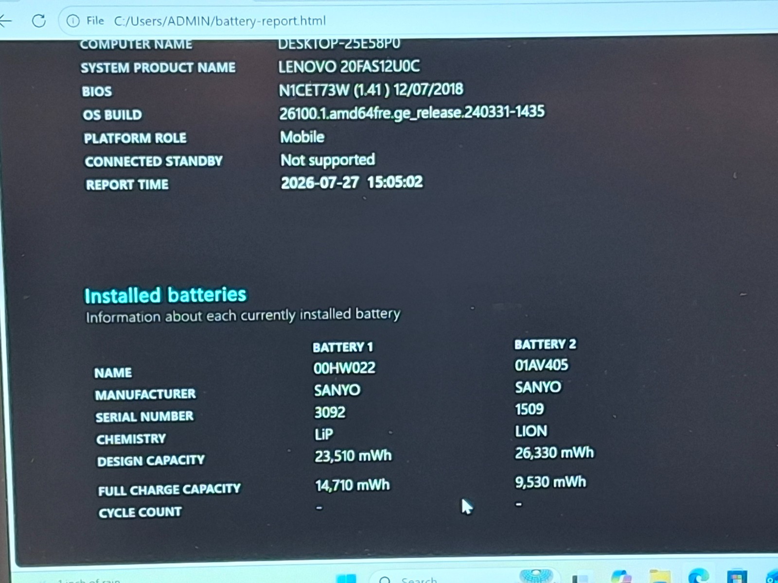 Lenovo ThinkPad T460s 14″ i5-6300u 2.40GHz – 8GB RAM – 256GB SSD – Win 11Pro