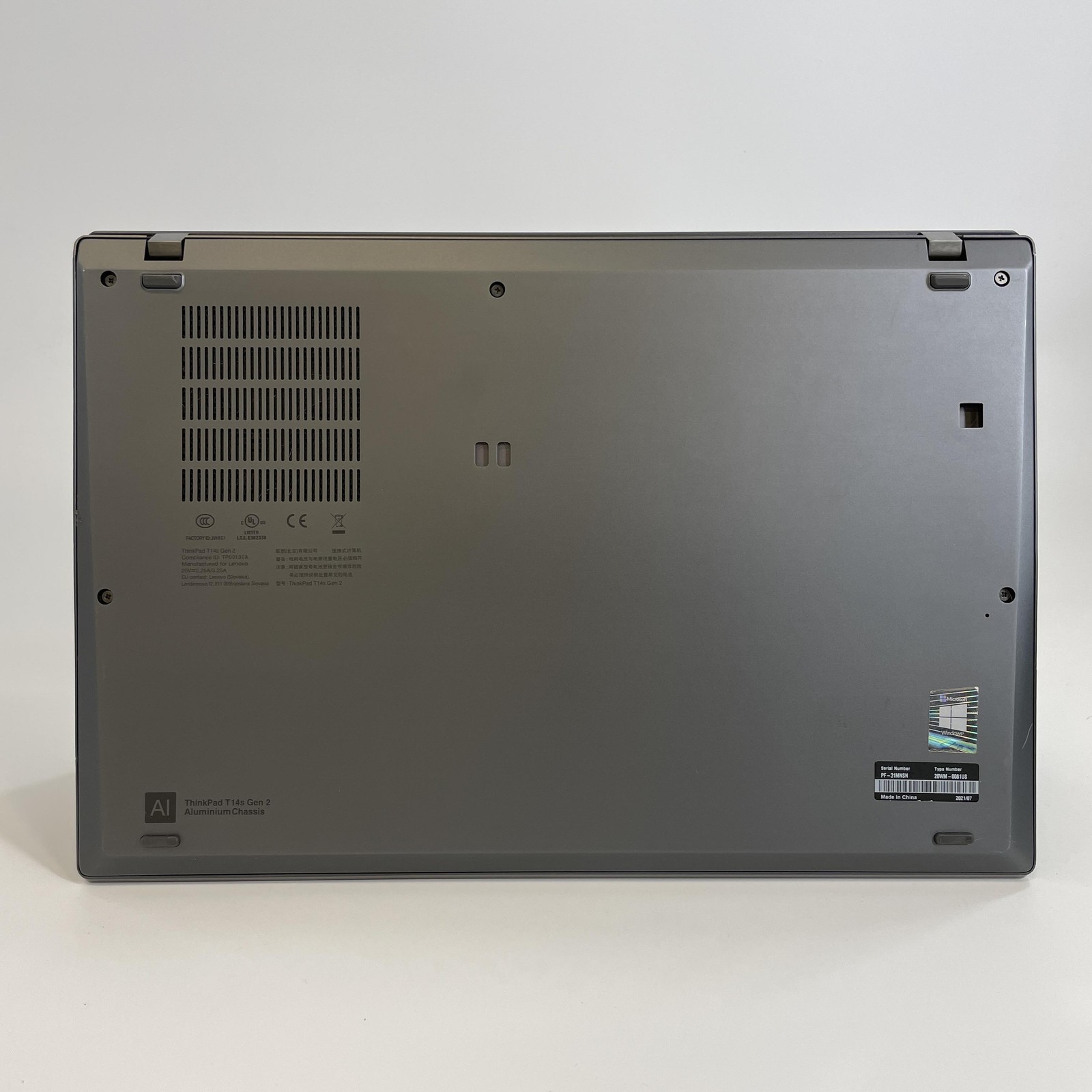 Lenovo ThinkPad T14s Gen 2 FHD TOUCH i5-1135G7 2.40GHz 16GB 512GB SSD Very Good