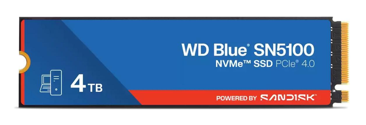 Western Digital W129266389 WDS400T5B0E-00CPE0 4Tb Wd Blue Sn5100 Nvme Ssd ~E~