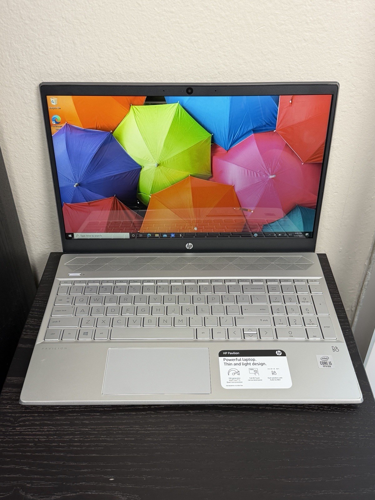 HP Pavilion 15-cs3xxx Intel i5-1035G1 1Ghz 12GB RAM 500GB Touch Screen