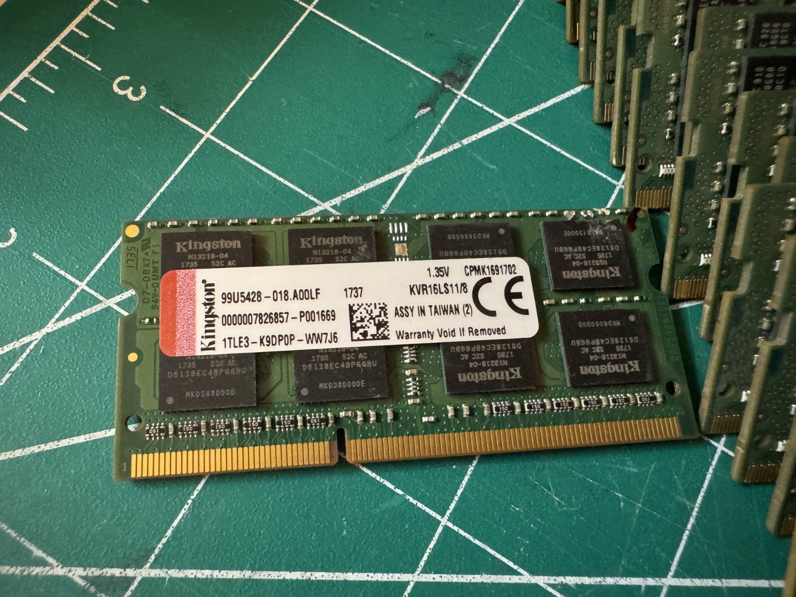 Kingston Fury Laptop Memory RAM 8GB KVR16LS11/8