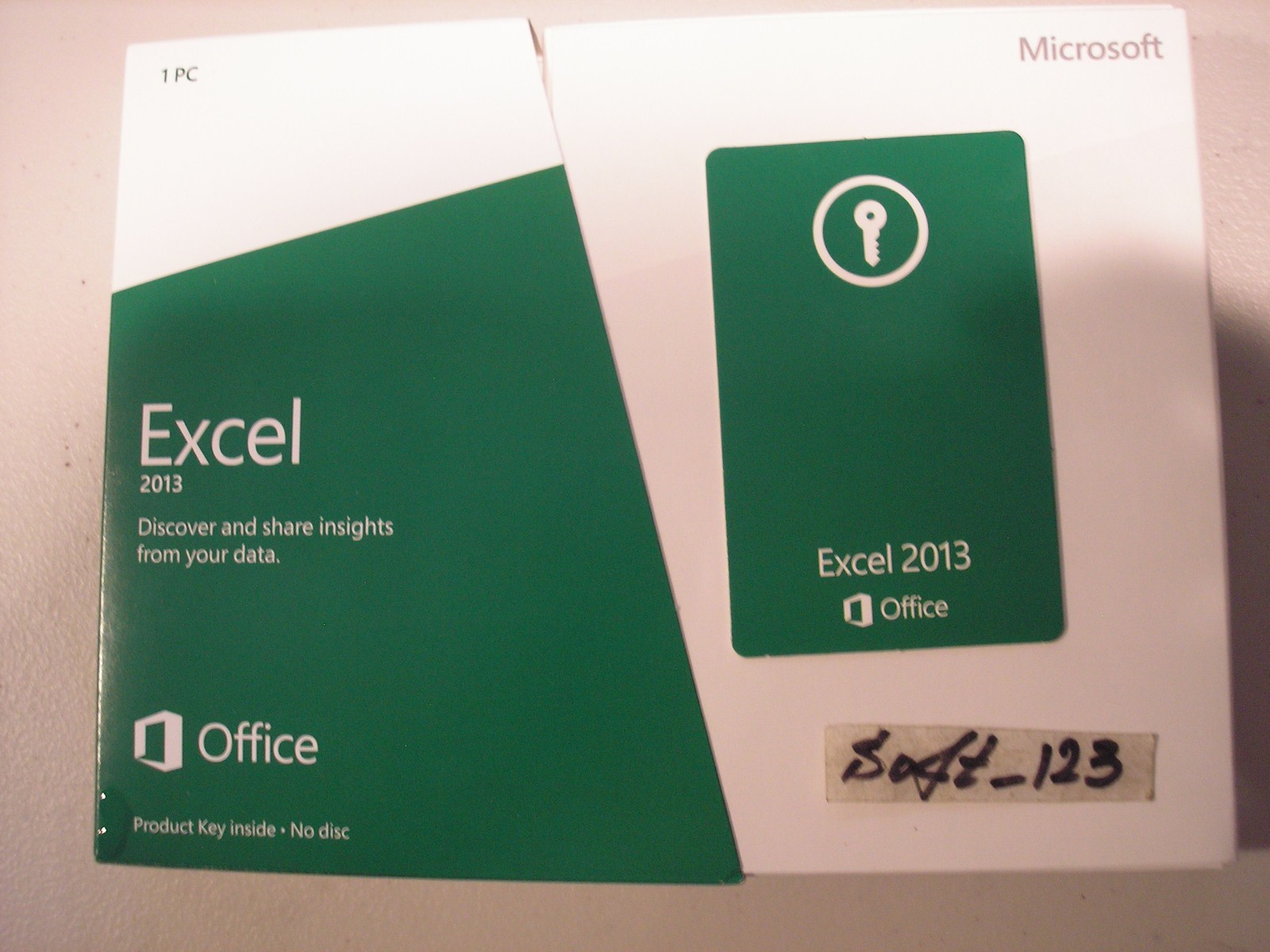 Microsoft Excel 2013 Product Key Card Full Retail Version for 2 PCs =NEW BOX=