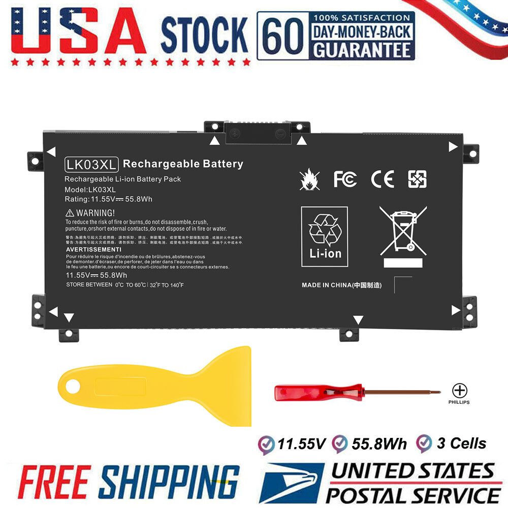 LK03XL Battery for HP Envy X360 15-BP 15-BQ 15-CN 15-CP 15-CR 17-AE 916814-855
