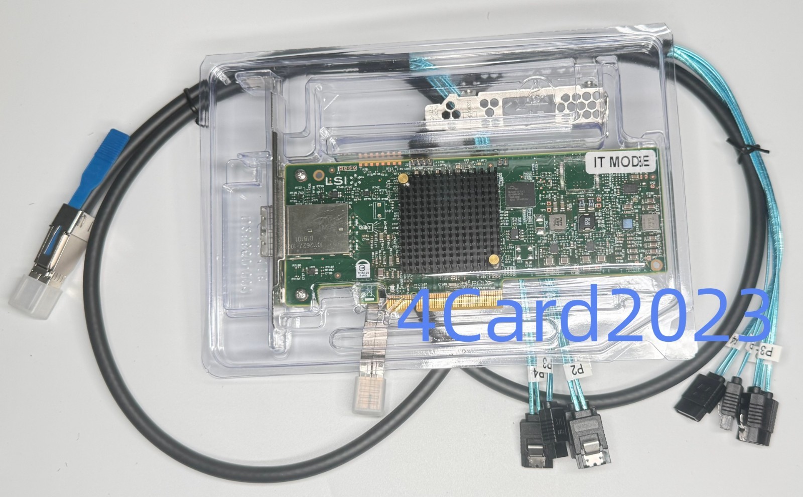 Genuine LSI 9300-8e IT Mode 8-Port 12G SAS HBA w 2*SFF-8644 SATA Cable US