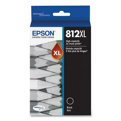 Epson 812XL High Capacity Ink Cartridge – Black – Exp 03/2027