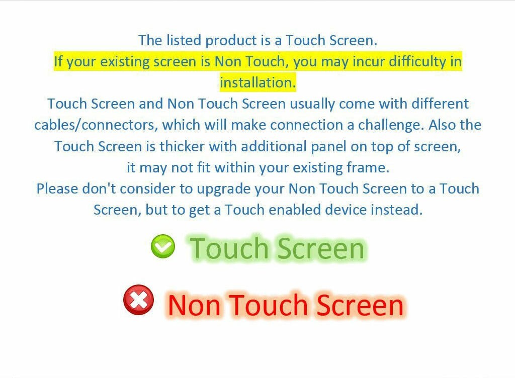 B156XTK02.0 1A H/W:1A 15.6″ 1366×768 HD LCD Display Touch Screen N156BGN-E43 B1