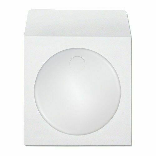 25 Blank 52X CD-R CDR Silver Shiny Top 700MB Media Disc in Paper Sleeves No Logo