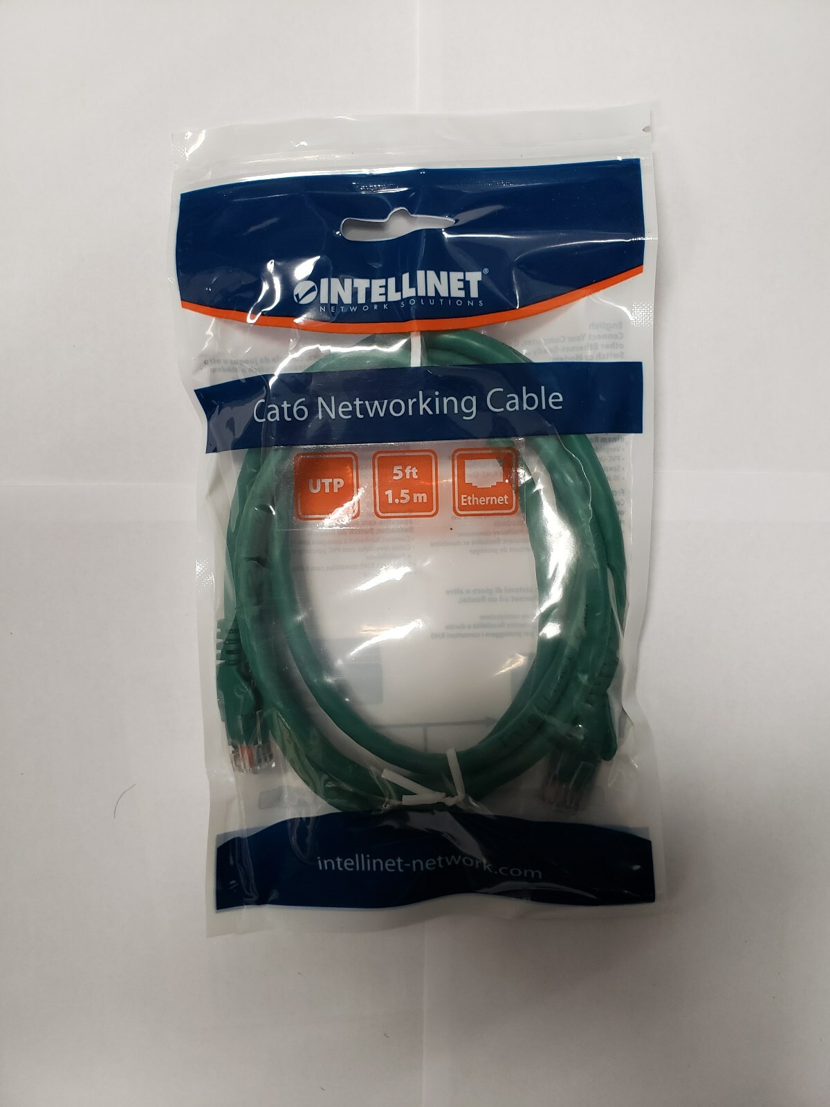Intellinet Ntework Salutions Cat6 Networking Cable 5 ft
