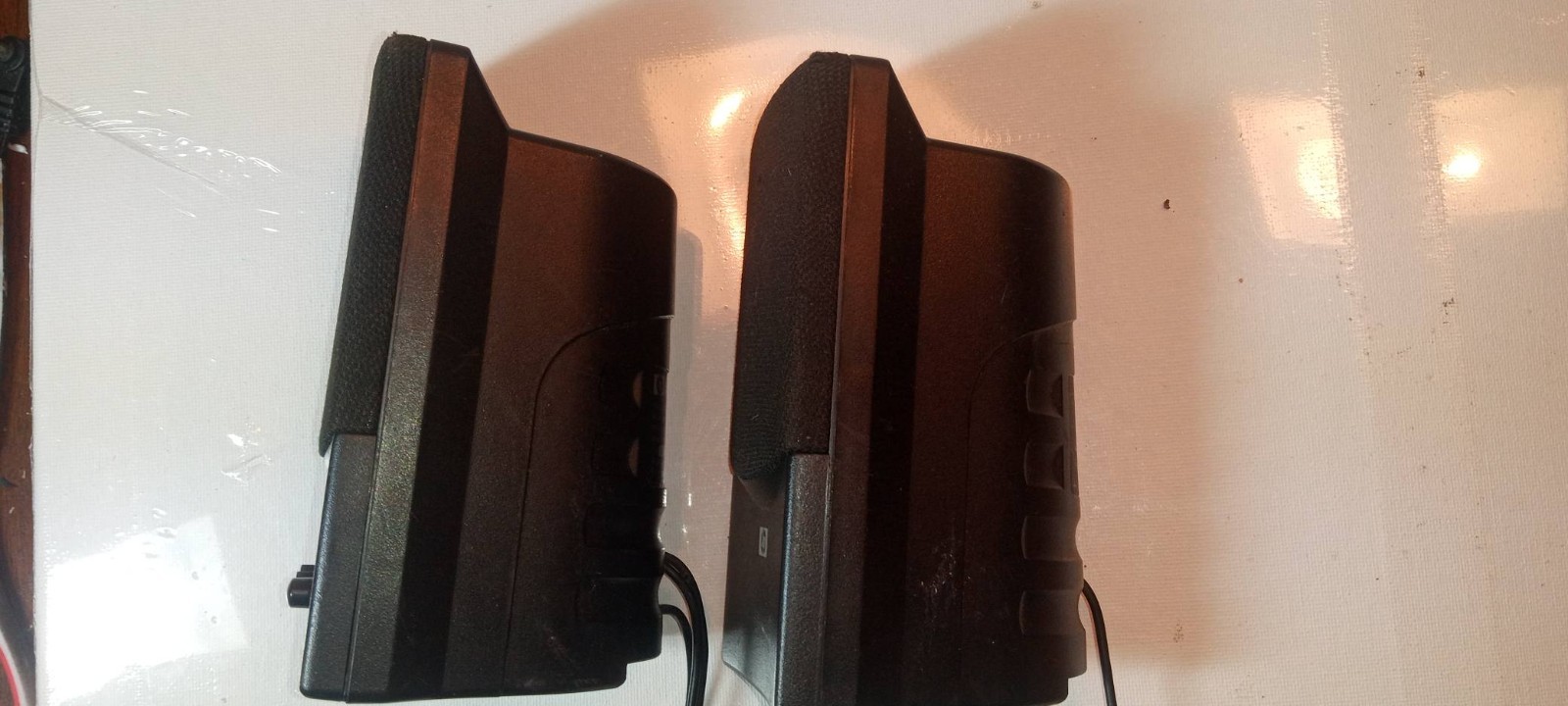 HP UC236 Computer Speakers Black Wired w Adjustable Volume & Tone GREAT