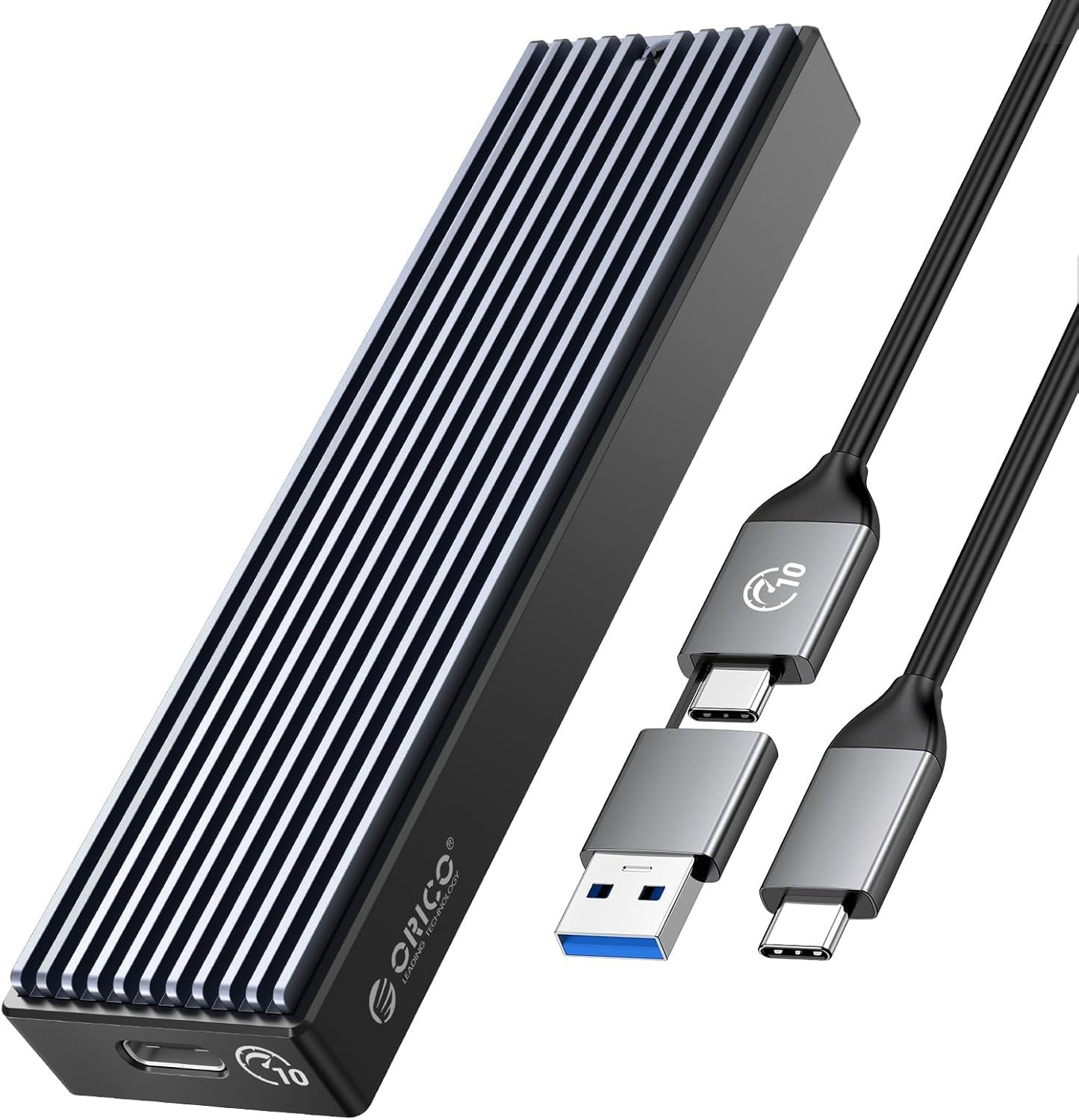 Compact 10Gbps USB 3.1 NVMe Case for M.2 SSDs Up to 8TB – For Ultimate Speed