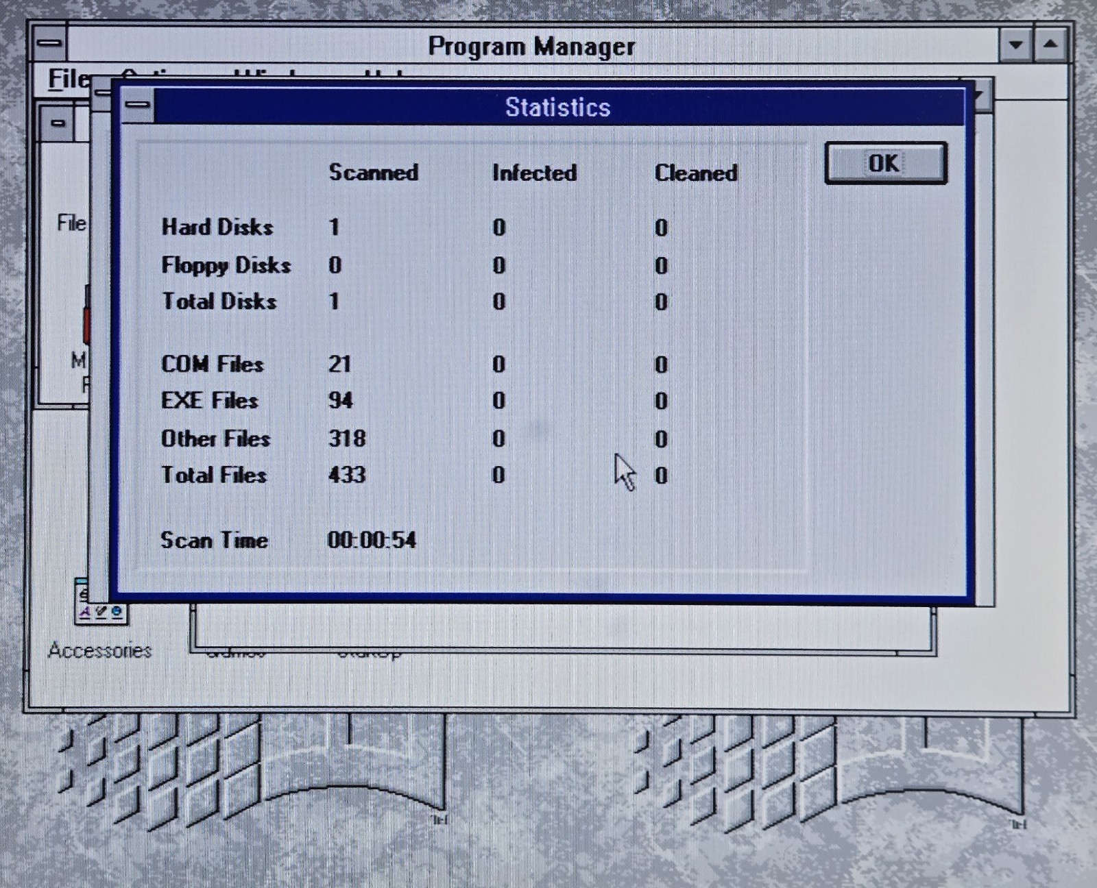 Vintage 486 DOS Windows 3.1 Computer 3.5 FD Sound Blaster 16 ISA Retro Gaming!