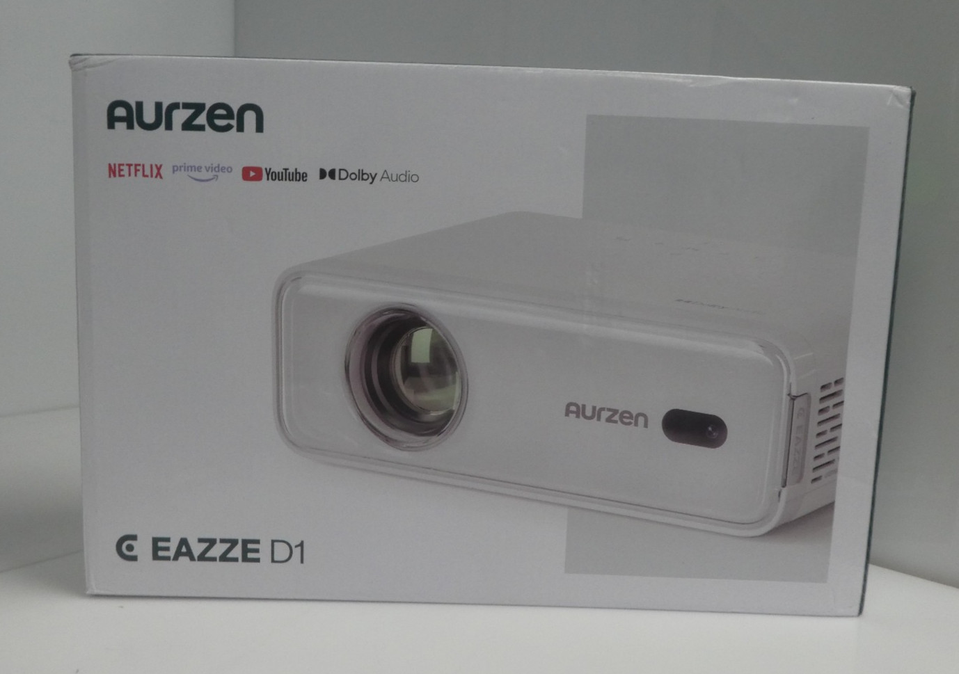 Aurzen EAZZE D1 Smart Projector with WiFi & Bluetooth