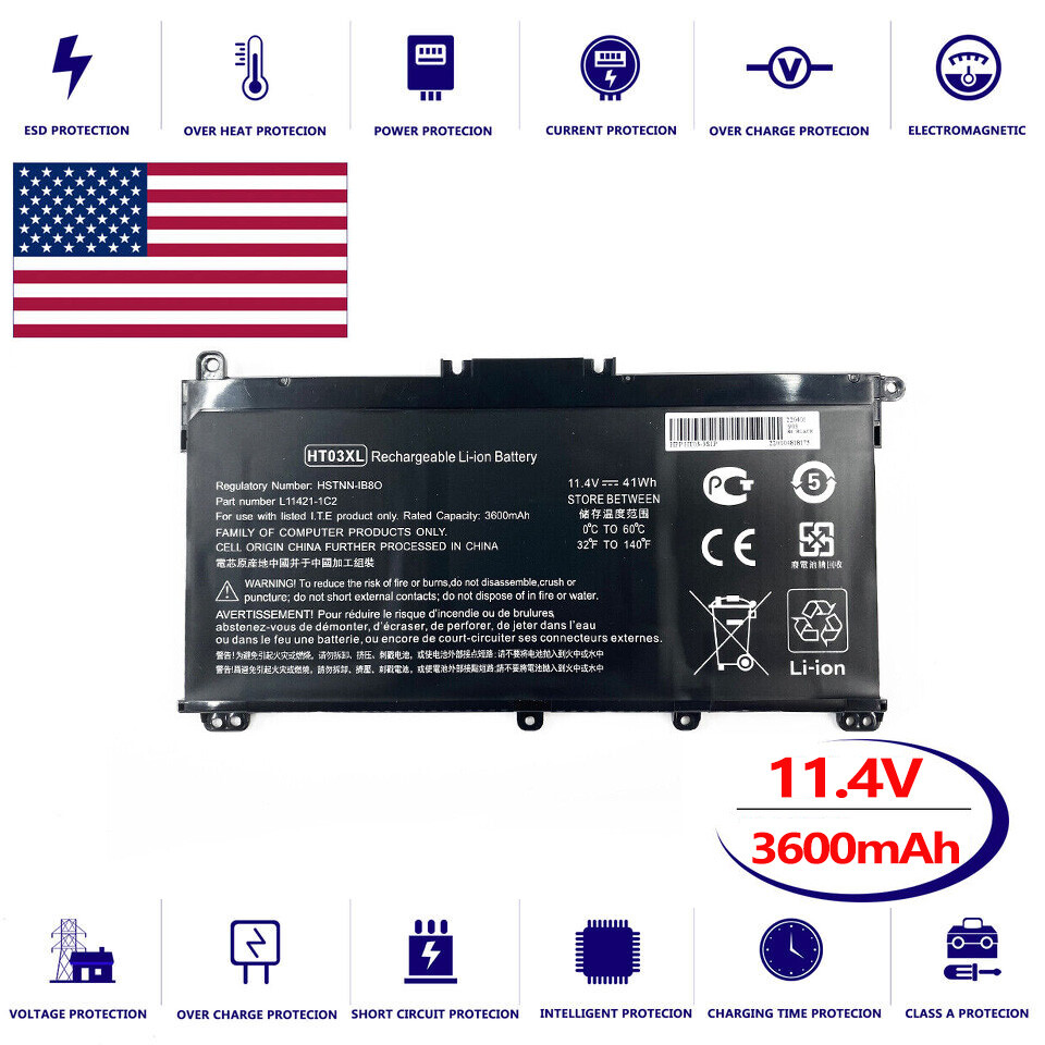 HT03XL Battery for HP Pavilion 15-cs0xxx 15-DW0000 15-DA0XXX 15-cs3086