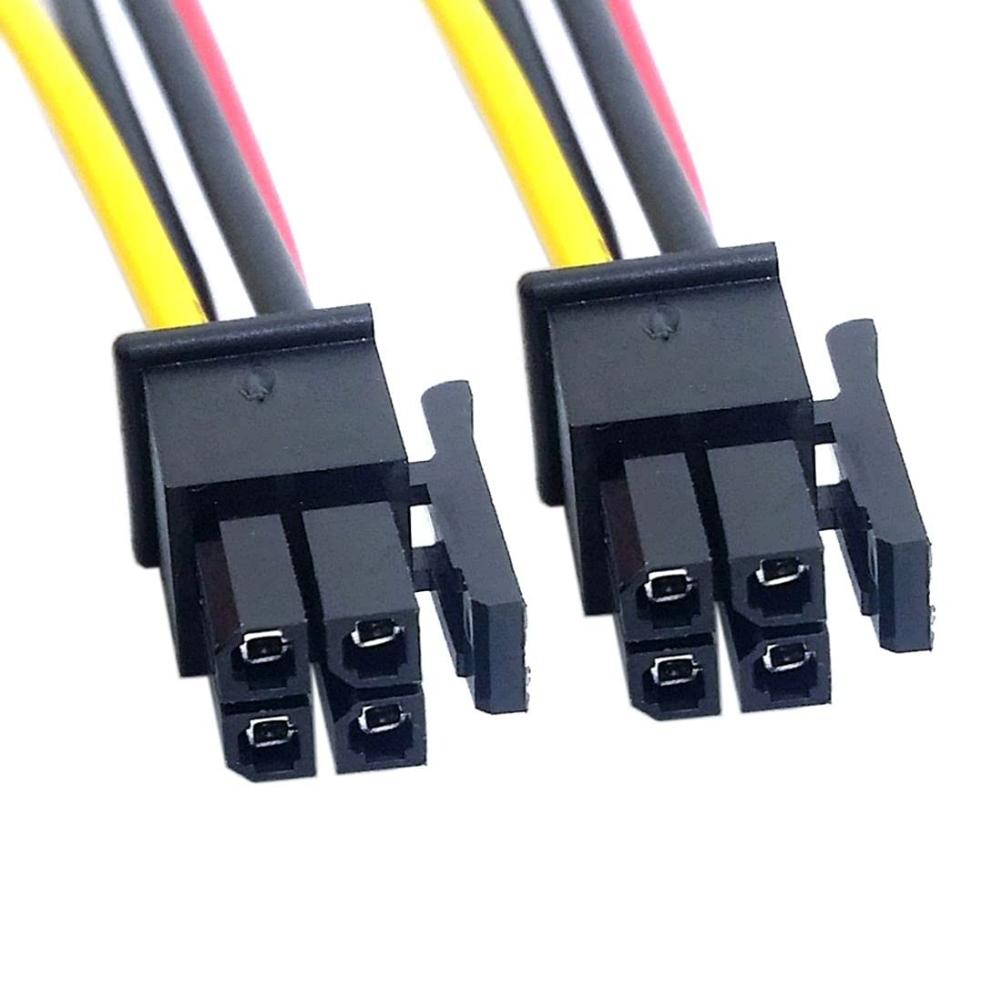Cy Atx Molex Micro Fit Connector 4pin Male To Male Power Cable 60cm Pitch 3.0mm