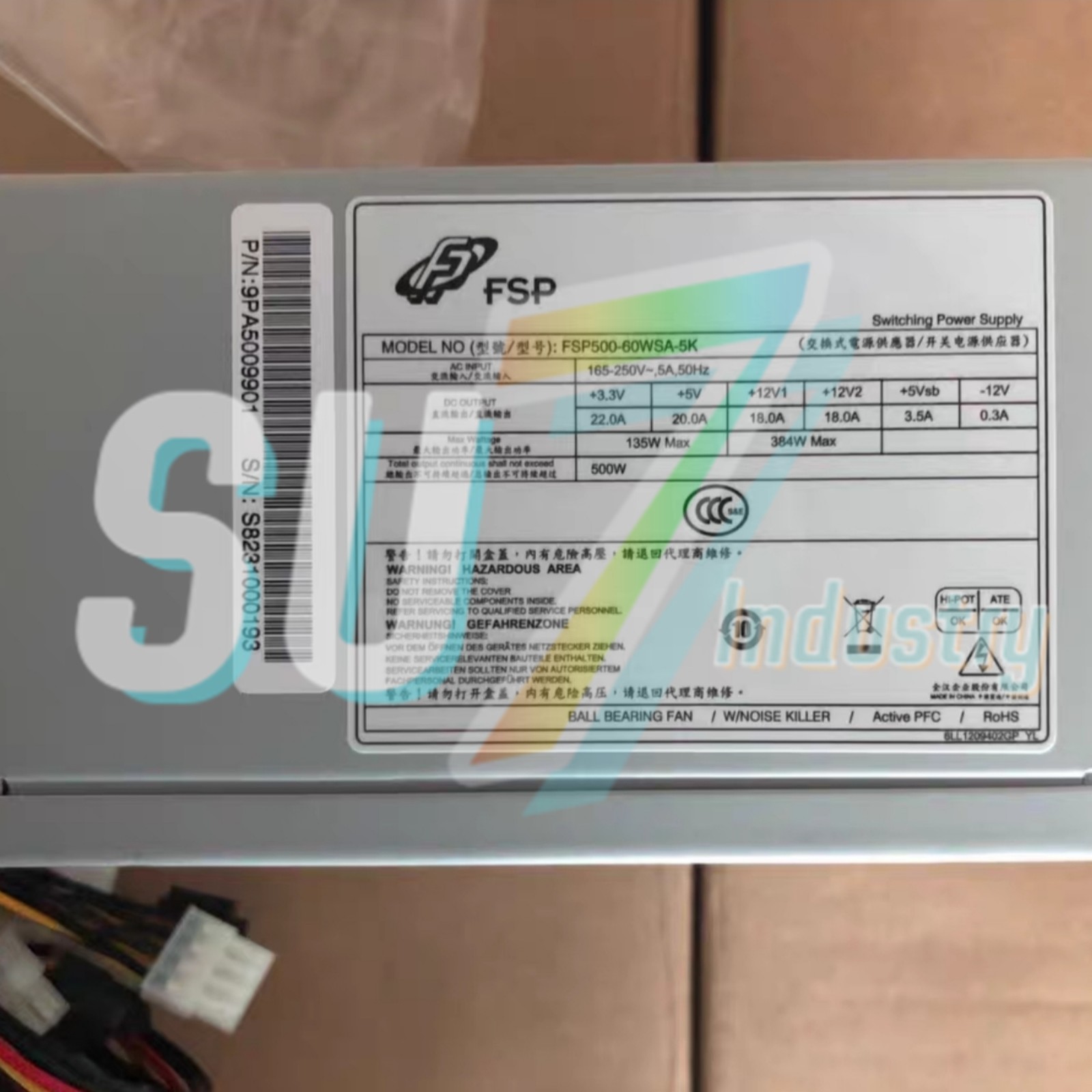 FSP FSP500-60WSA-5K Industrial control computer power supply#1pcs New In Box