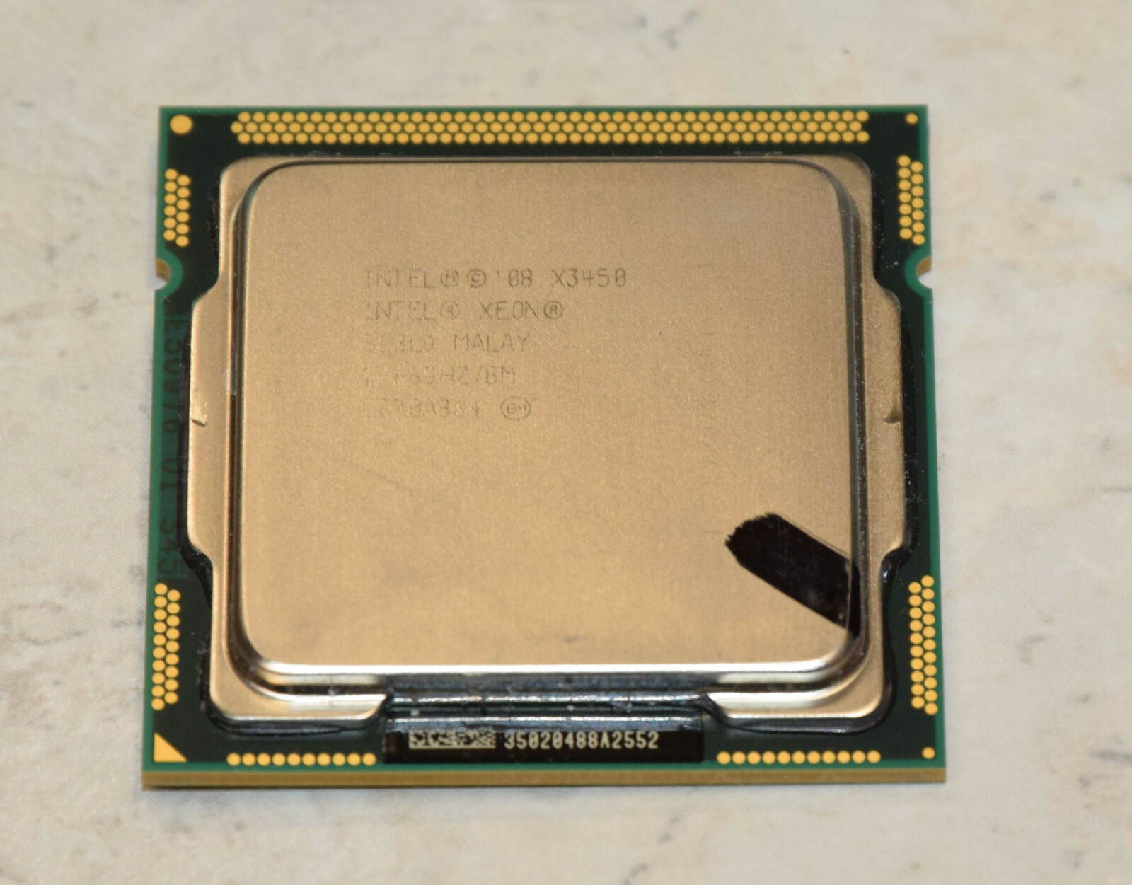 Intel Xeon X3450 SLBLD Quad Core CPU Processor 2.66GHz 8MB Smart Cache LGA 1156