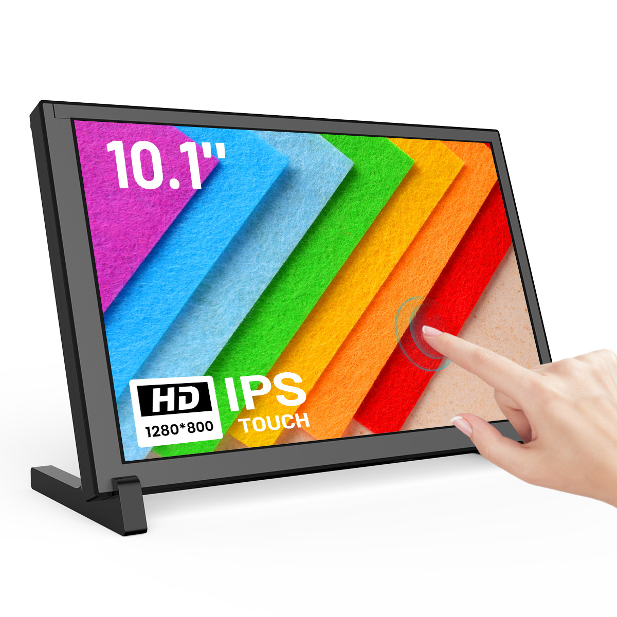 10.1″ Touch Screen 1280×800 Portable Monitor USB HDMI Fr Raspberry Pi 3 4 B 5