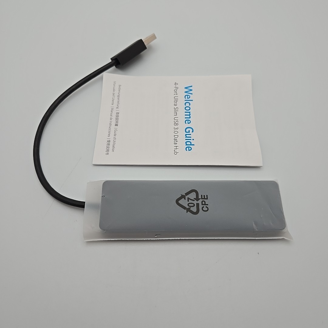 Ultra Slim 4-Port USB 3.0 Data Hub Anker Lightweight Compact New Open Box A7516