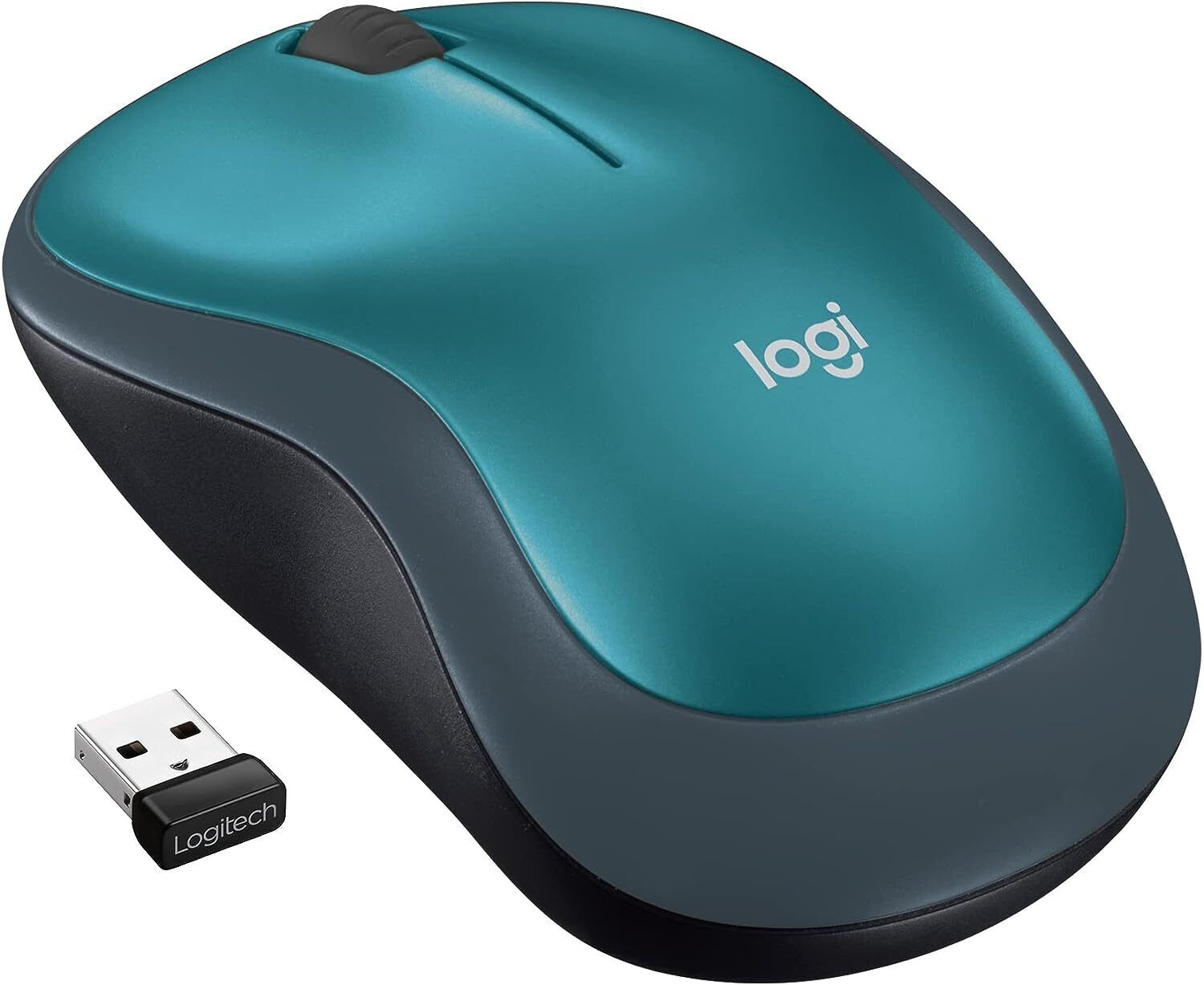 Logitech M185 Wireless Mouse 2.4GHz Optical 1000 DPI For PC Mac – Blue