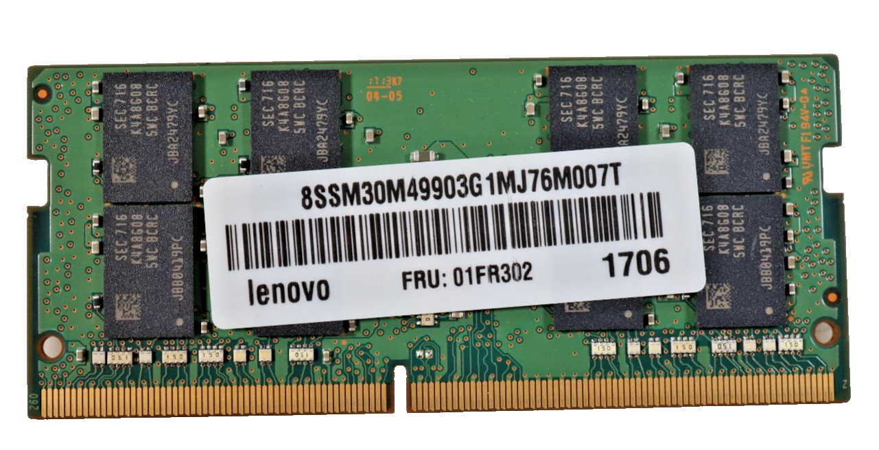 16GB Samsung M471A2K43CB1-CRC DDR4-2400T SODIMM Laptop Memory
