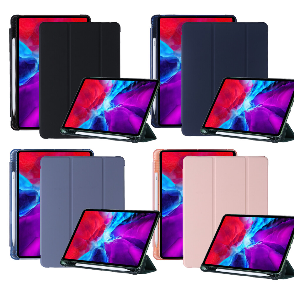 Smart Leather Case Cover W/Pencil Holder For Apple iPad 5th 6th/Air 1 2/Mini 4 5