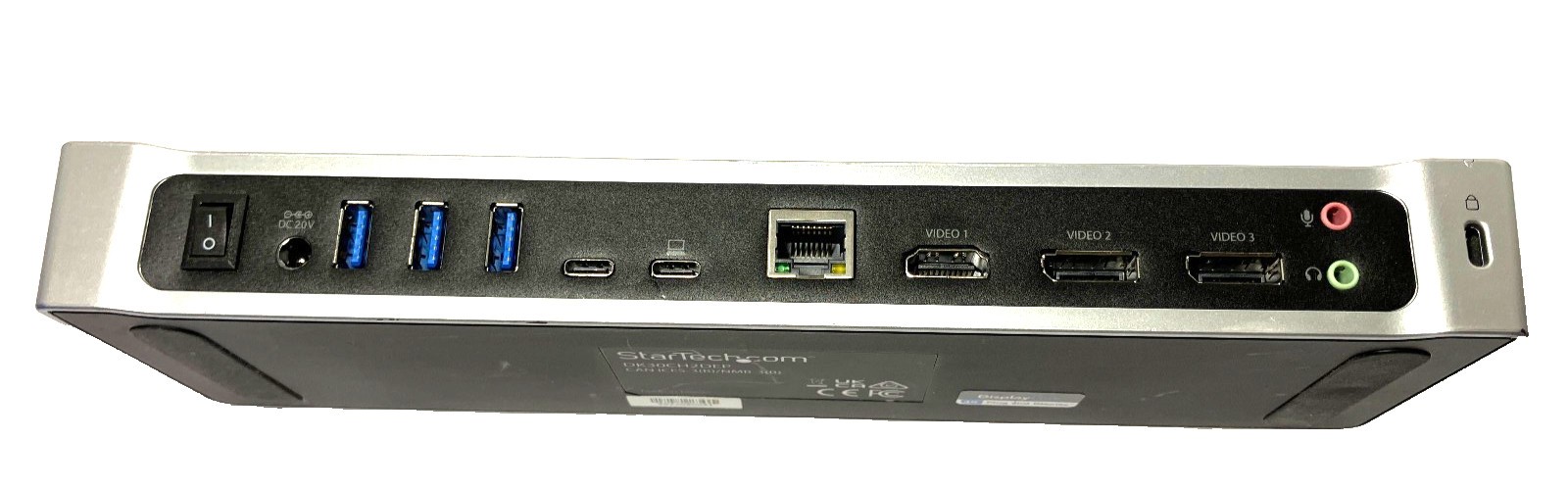 StarTech 4K DK30CH2DEP Docking Station USB USB-C Ethernet HDMI Dual Display Port