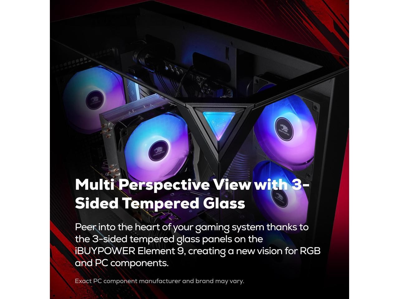 iBUYPOWER Element Gaming PC Desktop Computer Intel Core Ultra 7 265F CPU, NVIDIA